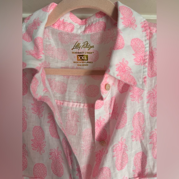 NWT Lilly Pulitzer Sea View Slice of Sunshine Button Down - Picture 4 of 13